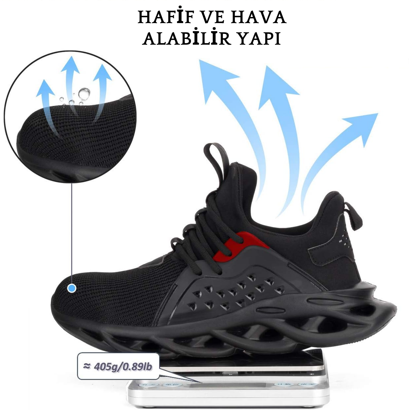 Phantom® Yüksek Taban Çelik Burunlu İş Ayakkabısı