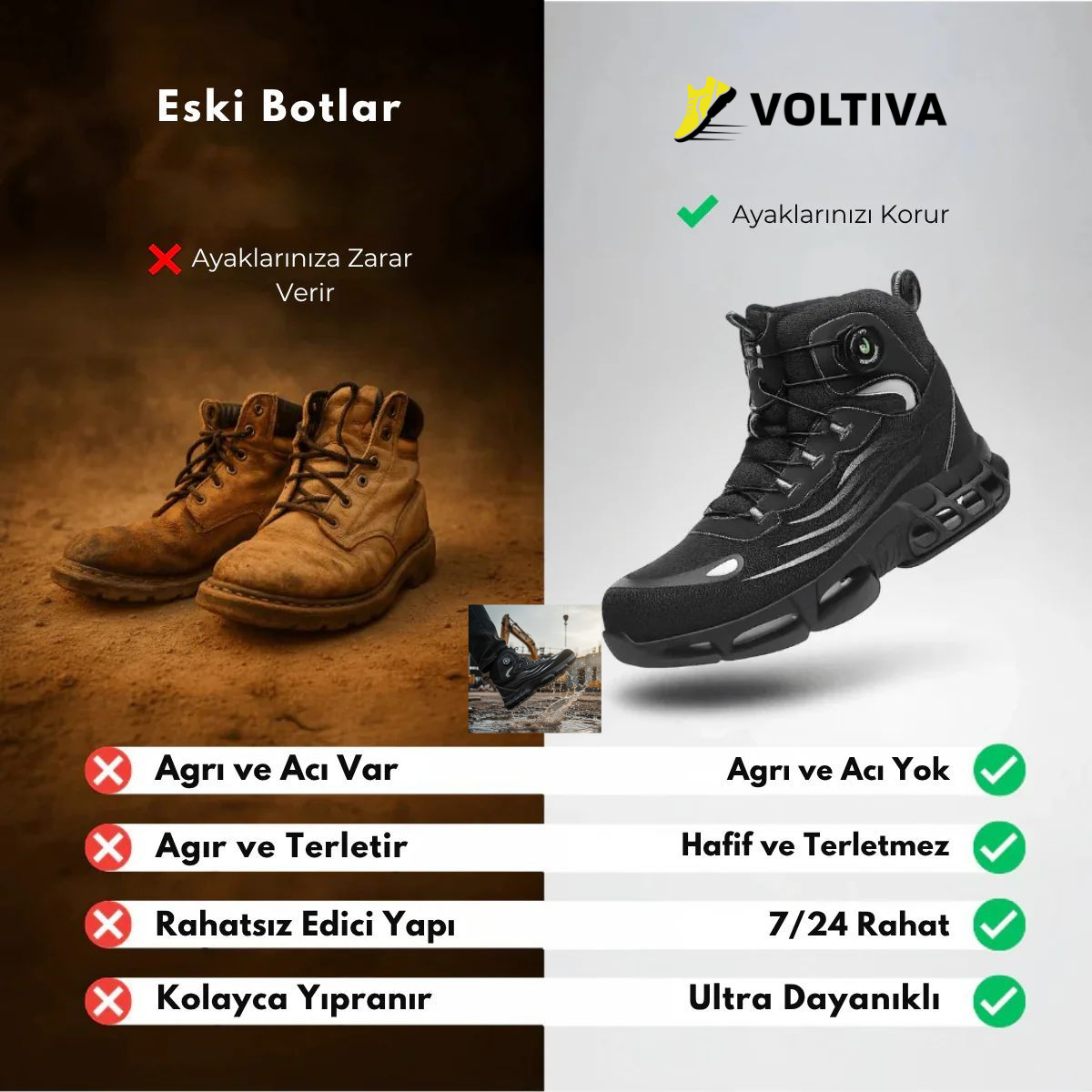 ODIN® S3 Pro Otomatik Bağcıklı İş Ayakkabısı