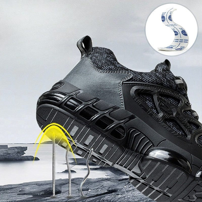 Predatör® Otomatik Bağcıklı Çelik Burunlu İş Ayakkabısı